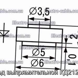 Диод выпрямительной КД212А-6 - фотография № 1.