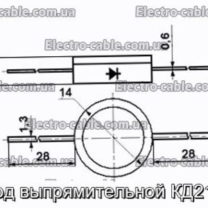 Диод выпрямительной КД213В - фотография № 1.