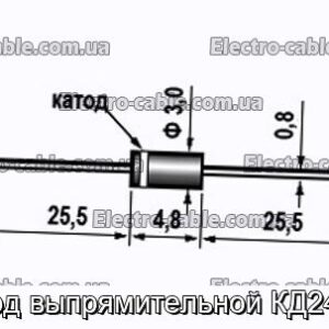 Диод выпрямительной КД247А - фотография № 1.