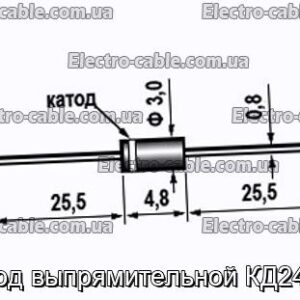 Диод выпрямительной КД247Б - фотография № 1.