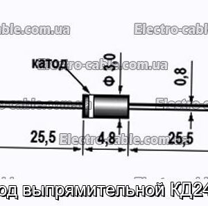 Диод выпрямительной КД247Д - фотография № 1.