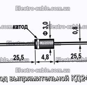 Диод выпрямительной КД247Е - фотография № 1.