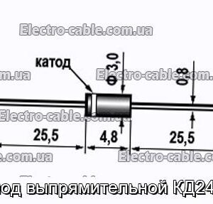 Диод выпрямительной КД247Г - фотография № 1.