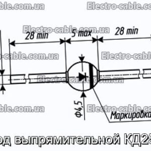 Диод выпрямительной КД257Б - фотография № 1.