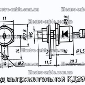 Диод выпрямительной КД2995Д - фотография № 1.