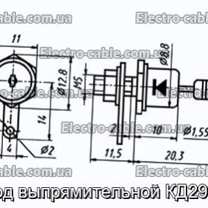 Диод выпрямительной КД2998Г - фотография № 1.