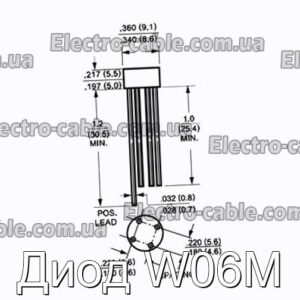 Диод W06M - фотография № 1.