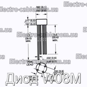 Диод W08M - фотография № 1.