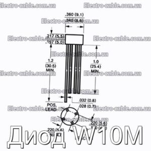 Диод W10M - фотография № 1.