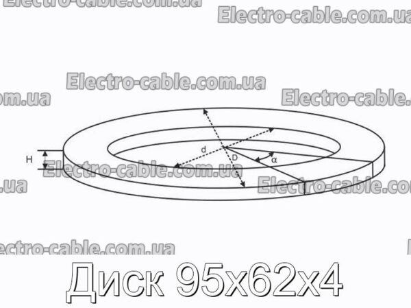 Диск 95x62x4 - фотография № 1.