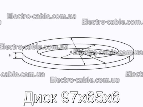 Диск 97x65x6 - фотография № 2.