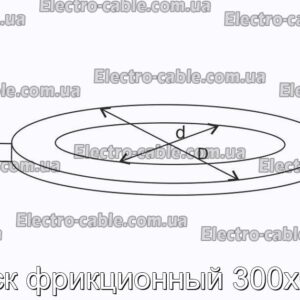 Диск фрикционный 300х0х5 - фотография № 2.