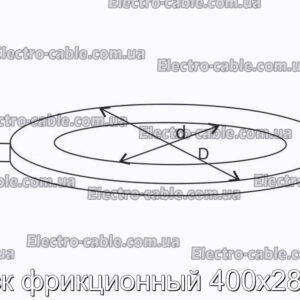 Диск фрикционный 400х280х5 - фотография № 2.