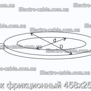 Диск фрикционный 458х250х5 - фотография № 2.