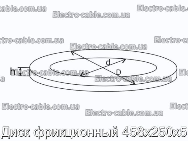 Диск фрикционный 458х250х5 - фотография № 2.