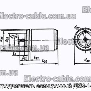 Электродвигатель асинхронный ДКИ-1-12ТВ - фотография № 1.