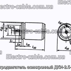 Электродвигатель асинхронный ДКИ-2.5-12ТВ - фотография № 1.