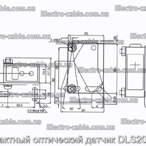 Компактный оптический датчик DLS20-PNP - фотография № 2.