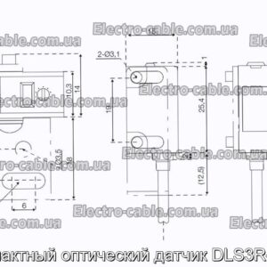 Компактный оптический датчик DLS3R-PNP - фотография № 2.