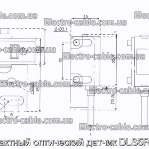 Компактний оптичний датчик DLS5R -PNP - Фото № 2.