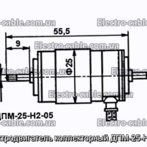 Електродвигун колекторний ДПМ-25-Н2-05 - фотографія №1.