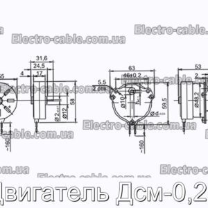Двигатель Дсм-0,2п - фотография № 1.