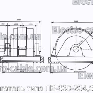 Двигатель типа П2-630-204,5-4 к - фотография № 1.