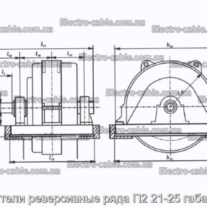 Двигатели реверсивные ряда П2 21-25 габаритов - фотография № 1.