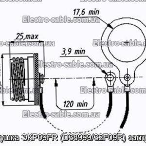 Заглушка ЭКР09FR (D38999/32F09R) заглушка - фотография № 1.