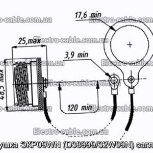 Заглушка ЭКР09WN (D38999/32W09N) заглушка - фотография № 1.