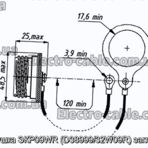 Заглушка ЭКР09WR (D38999/32W09R) заглушка - фотография № 1.
