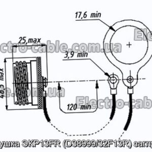 Плюш ECR13FR (D38999/32F13R) ВЕЛИКА - ФОТОГРАФІЯ № 1.