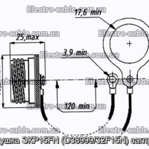 Заглушка ЕКР15FN (D38999/32F15N) заглушка - фотографія №1.