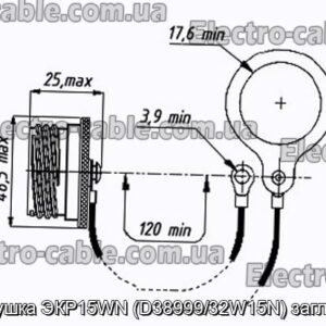 Заглушка ЭКР15WN (D38999/32W15N) заглушка - фотография № 1.