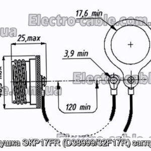 Заглушка ЭКР17FR (D38999/32F17R) заглушка - фотография № 1.