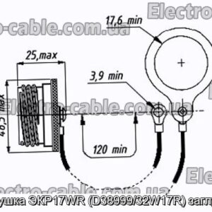 Заглушка ЭКР17WR (D38999/32W17R) заглушка - фотография № 1.