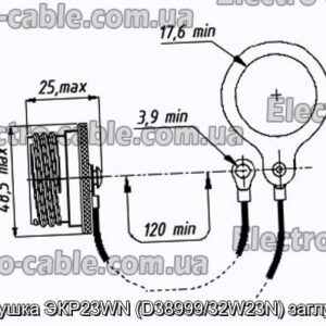 Заглушка ЭКР23WN (D38999/32W23N) заглушка - фотография № 1.