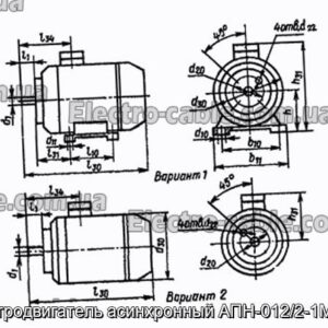 Электродвигатель асинхронный АПН-012/2-1М2101 - фотография № 1.