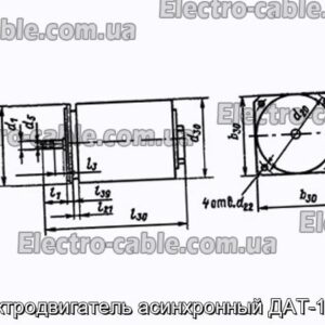 Электродвигатель асинхронный ДАТ-10-12 - фотография № 1.