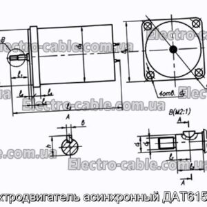 Электродвигатель асинхронный ДАТ61560-1 - фотография № 1.