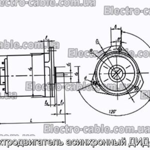 Электродвигатель асинхронный ДИД-1ТВ - фотография № 1.