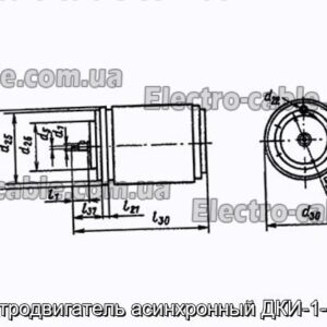 Электродвигатель асинхронный ДКИ-1-12ТВ - фотография № 1.