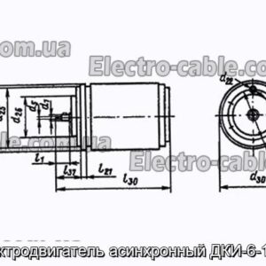 Электродвигатель асинхронный ДКИ-6-12ТВ - фотография № 1.