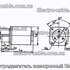 Электродвигатель асинхронный ЭМ-1М - фотография № 1.