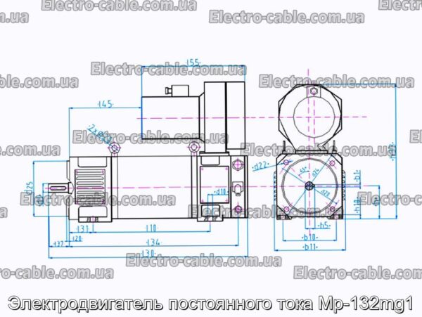 Электродвигатель постоянного тока Mp-132mg1 - фотография № 1.