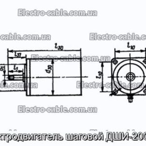 Электродвигатель шаговой ДШИ-200-1-1 - фотография № 1.
