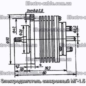 Электродвигатель синхронный МГ-1.5 - фотография № 1.