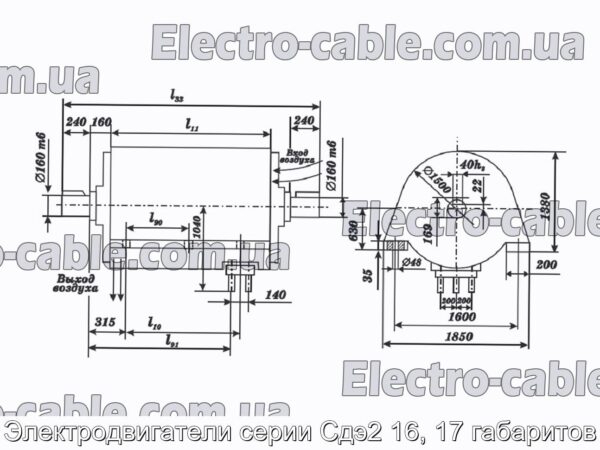 Электродвигатели серии Сдэ2 16, 17 габаритов - фотография № 5.