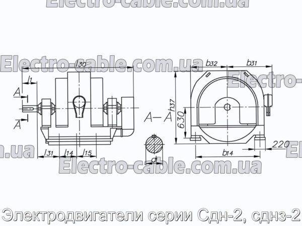 Электродвигатели серии Сдн-2, сднз-2 - фотография № 3.