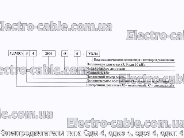 Электродвигатели типа Сдм 4, сдмз 4, сдсз 4, сдмп 4 - фотография № 4.